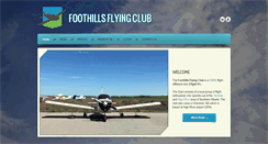 Desktop Screenshot of foothillsflyingclub.com